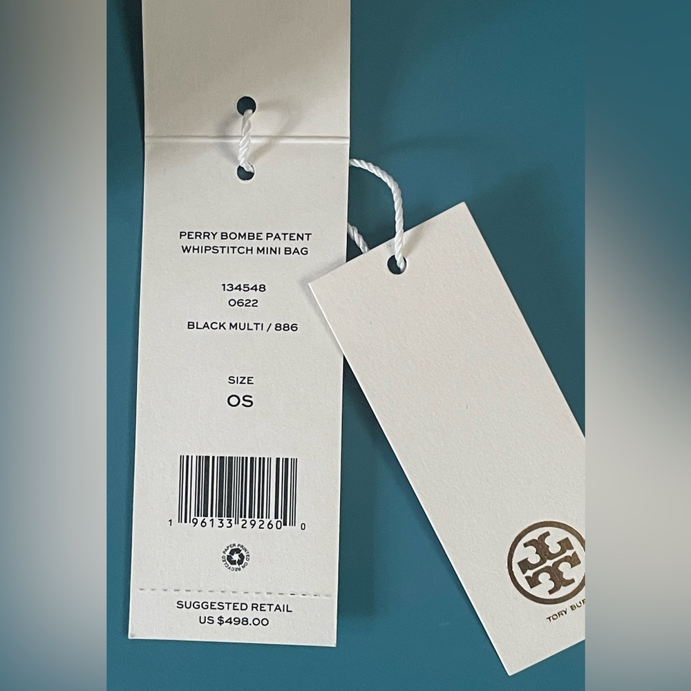 Rare Find | Tory Burch | Bombe Perry Patent Whipstitch Mini - Picture 12 of 16
